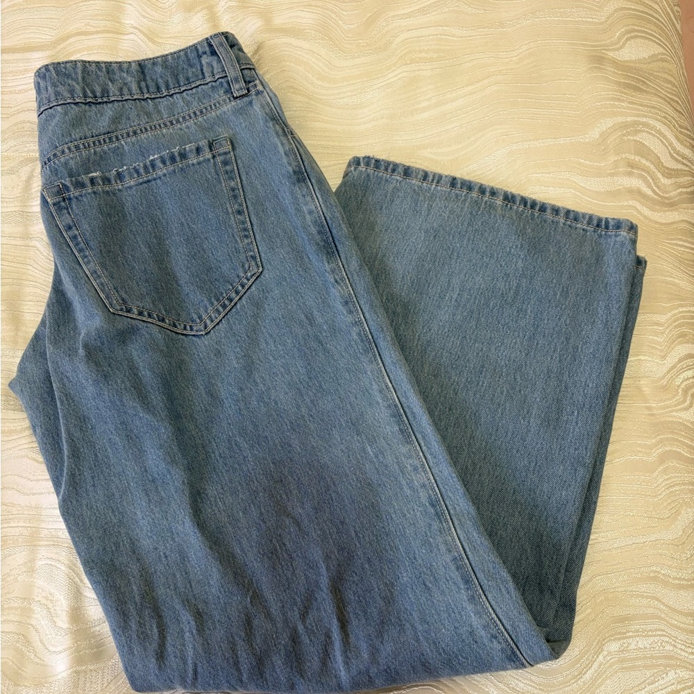 Classic Blue Women's Jeans-Low Rise Baggy